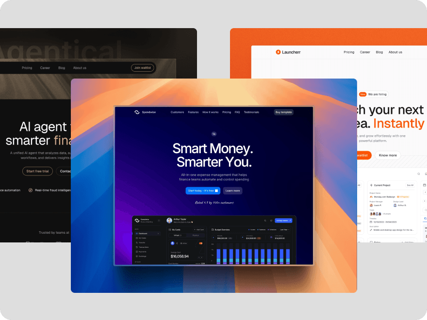 This is a image of multiple framer templates