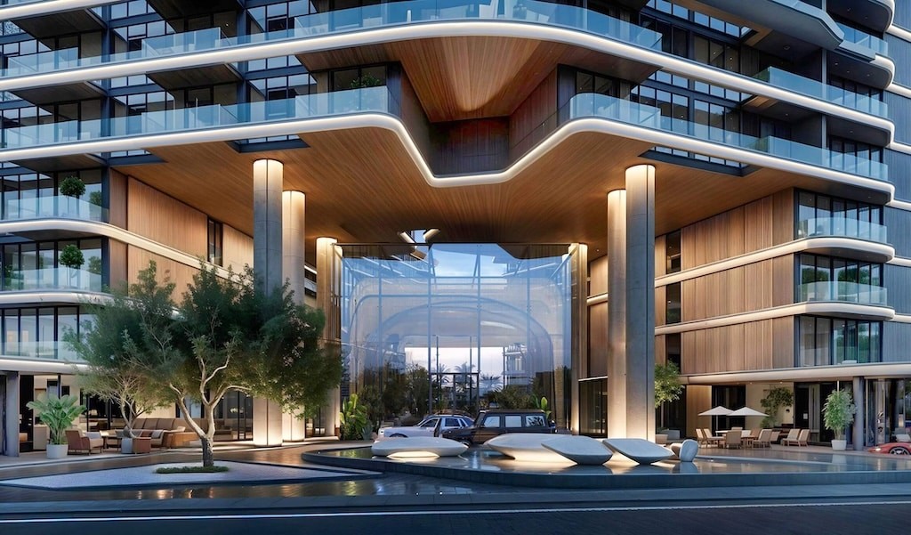 The Costa Mare building at Marina Bay waterfront in Singapore, highlighting innovative architecture and waterfront scenery.