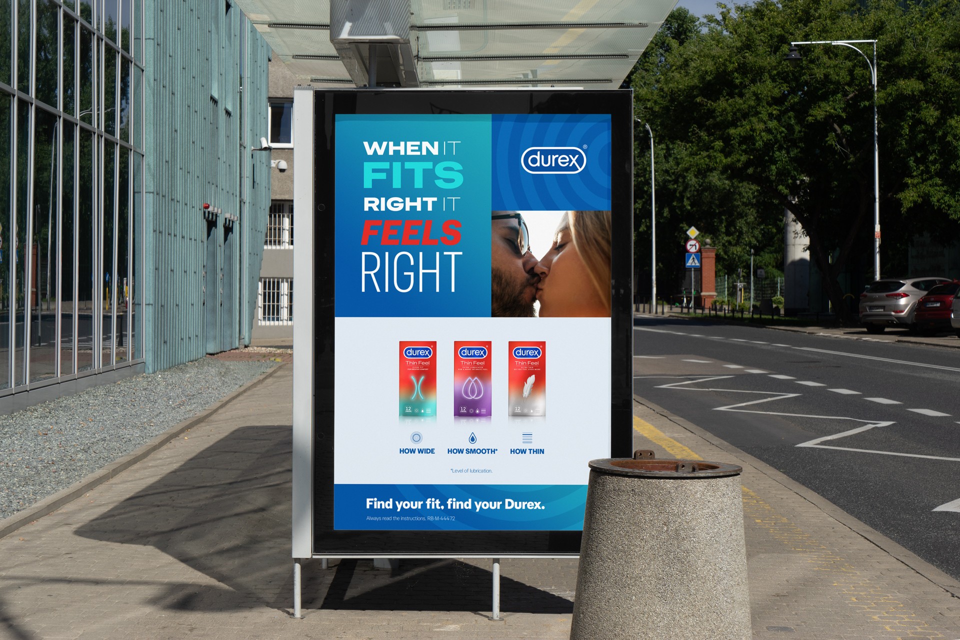 Billboard image of Durex Summer campaign