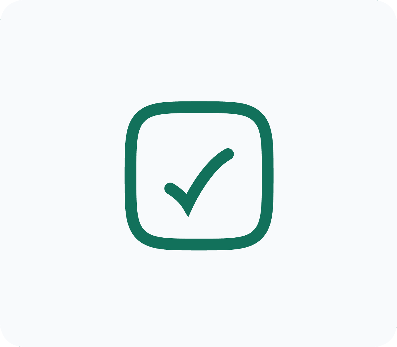 Foto van een checkmark 