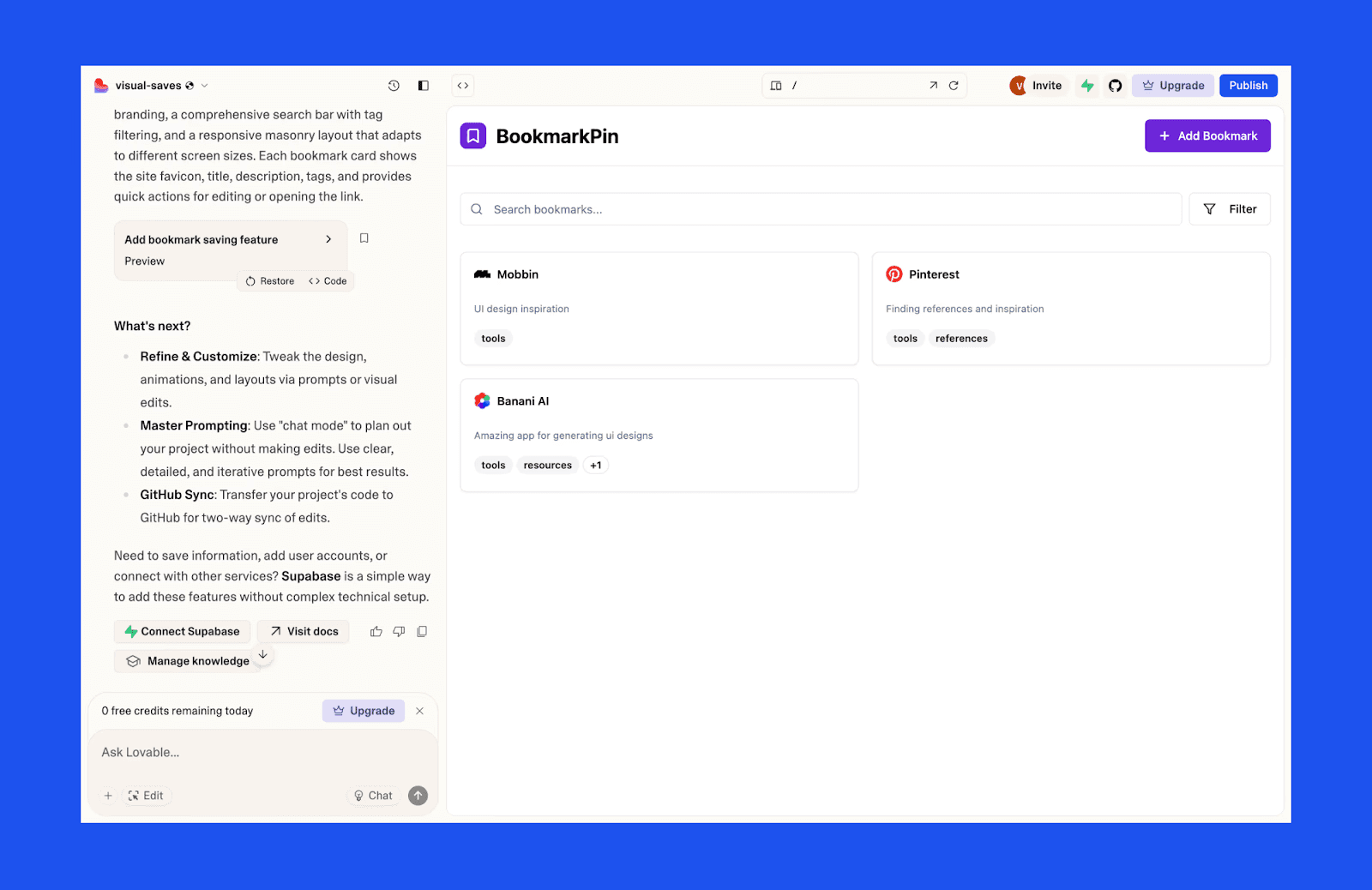Between Lovable and Rork, the former gives more UI control but the latter has an edge in Apple ecosystem.