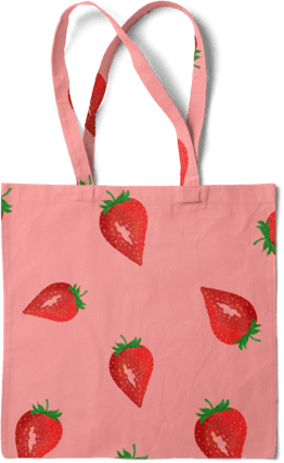 fruit tote bag. digital art.