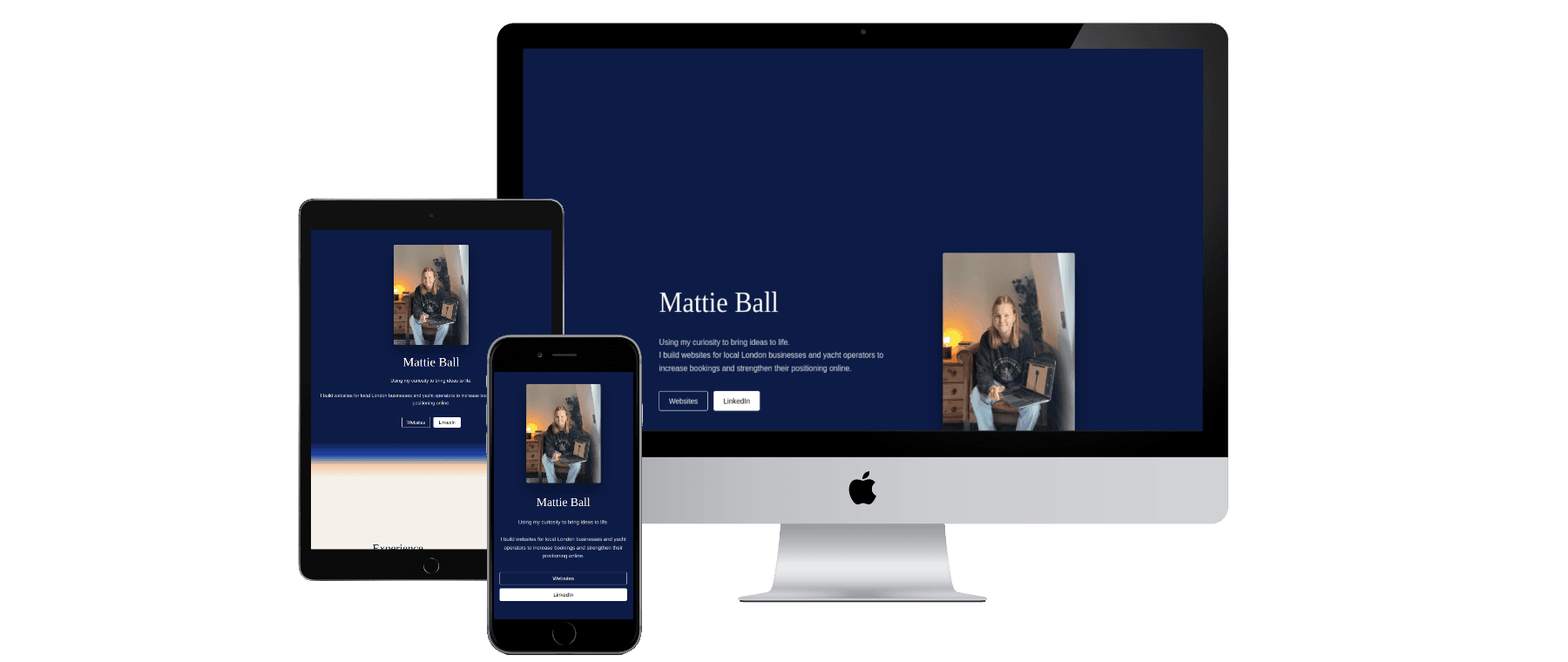 website on multiple devices