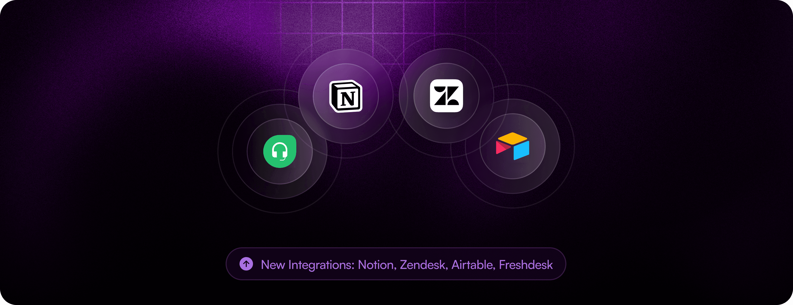 New integrations