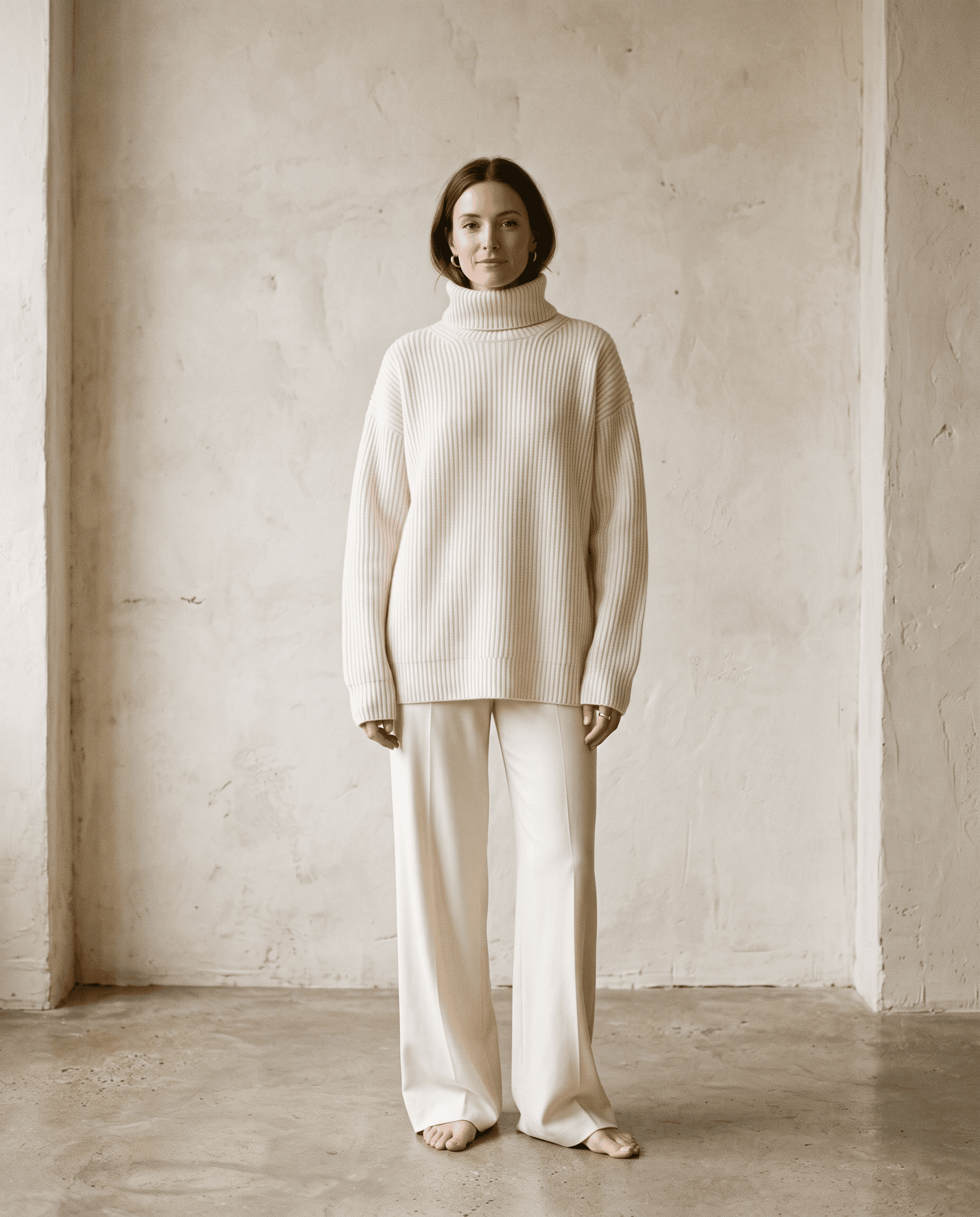 Ribbed Cashmere Knit