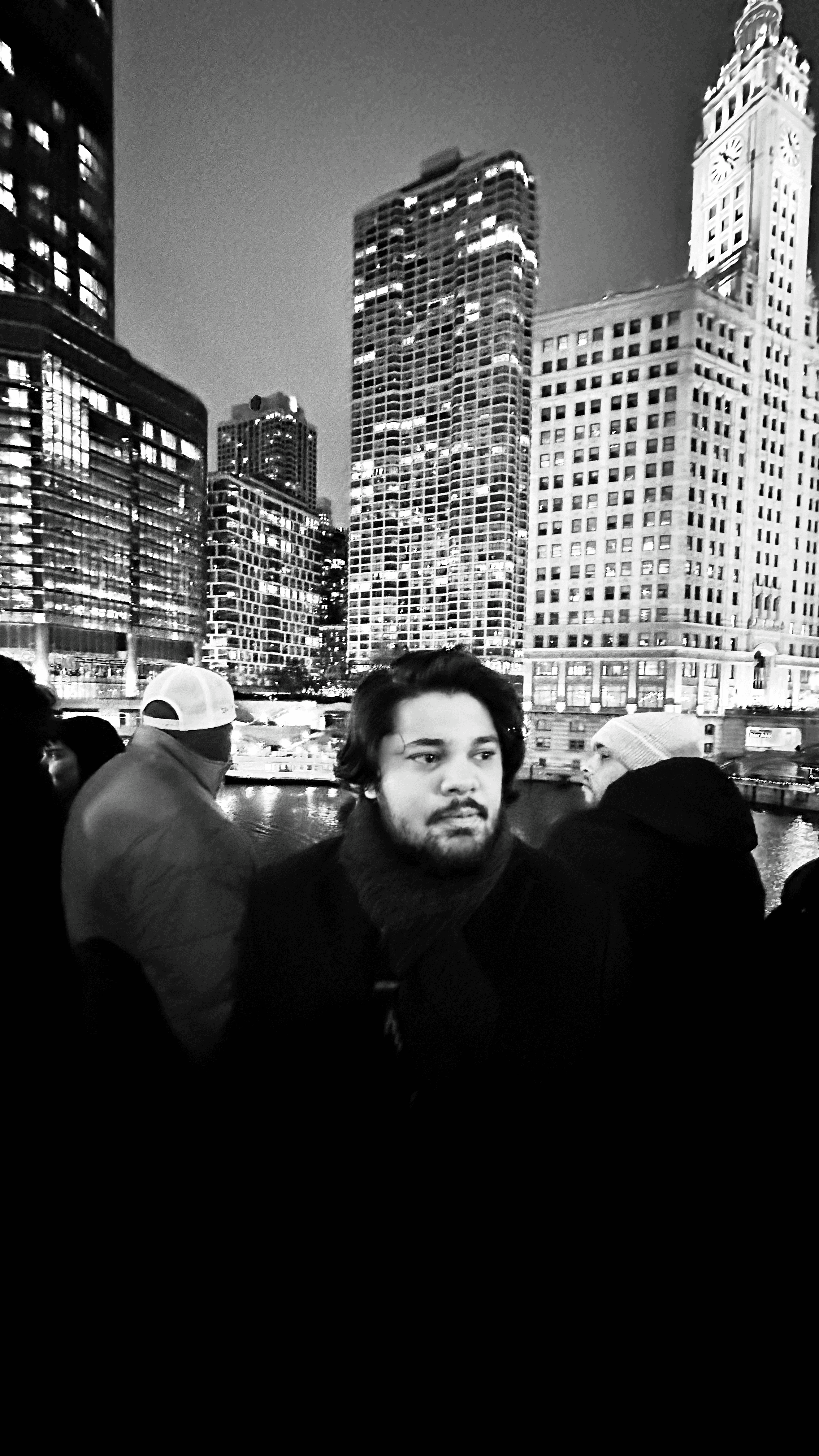 Michael Carter profile with a dynamic light