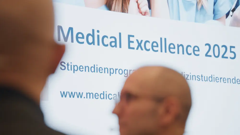 Präsentation bei einer Keynote des Stipendiums MLP Medical Excellence 2025.