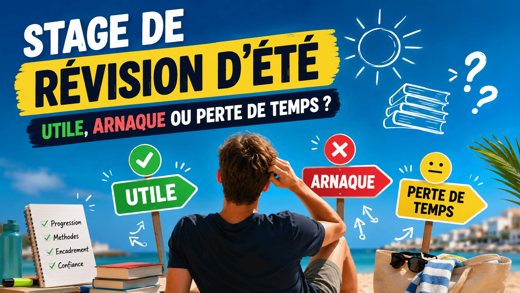 1000€ pour un stage de révision d'été : ça vaut le coup ou c'est une arnaque ? Voici l'analyse honnête avec une alternative qui coûte 100x moins.