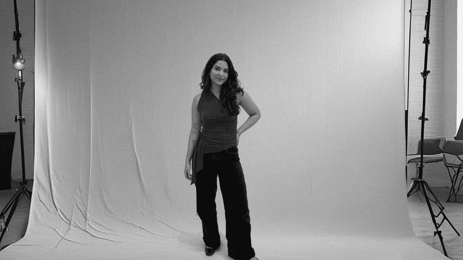 Black and white portrait of a man