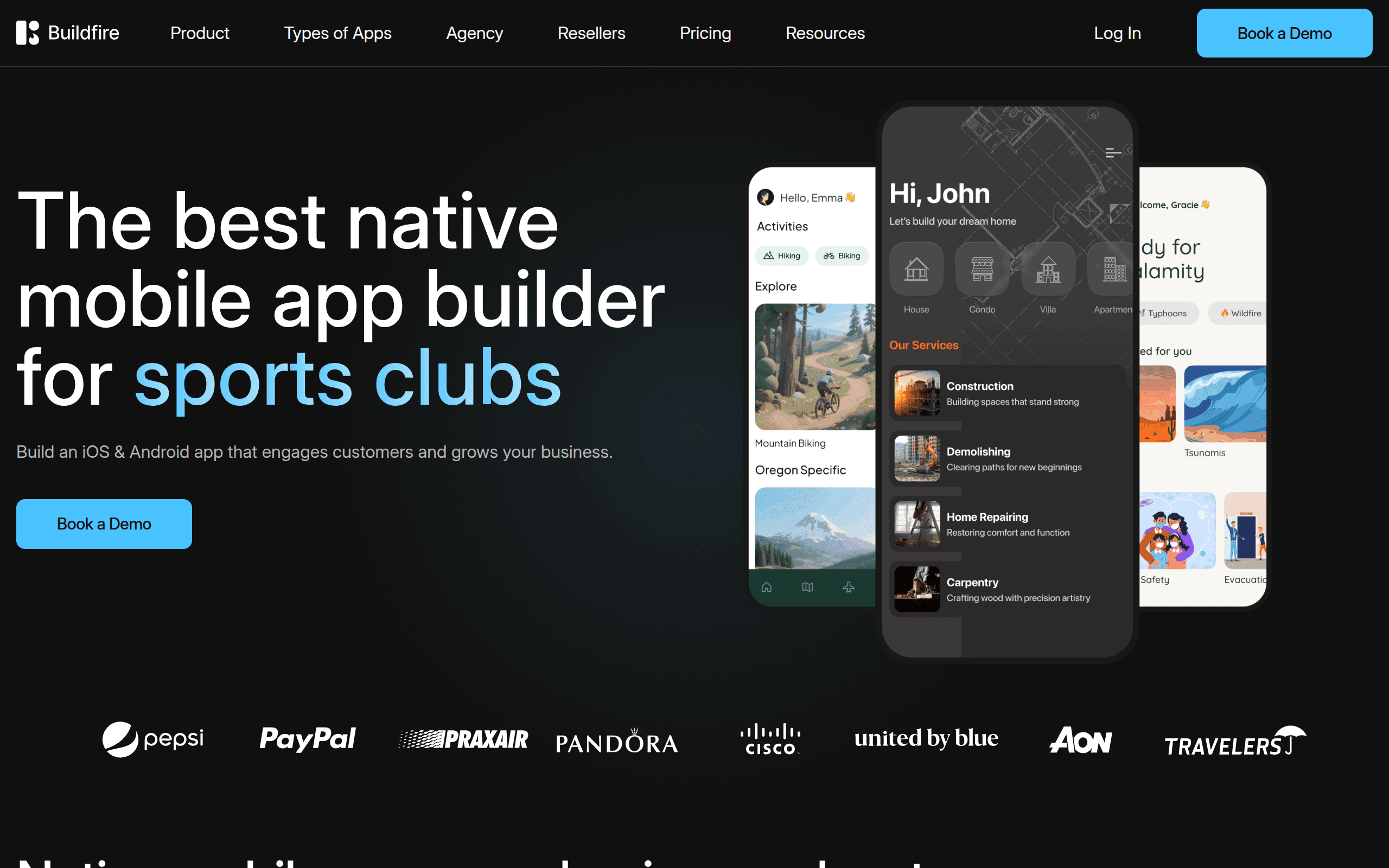 Buildfire Screenshot