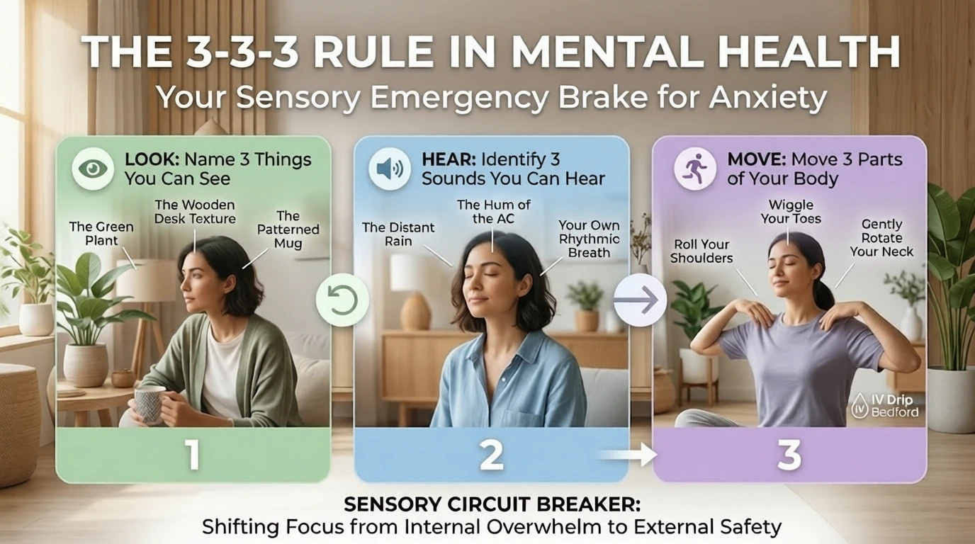 what is 3-3-3 rule for anxiety