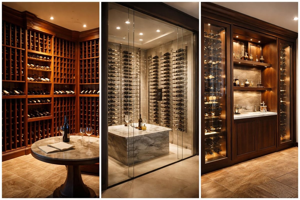 Wine cellar design styles