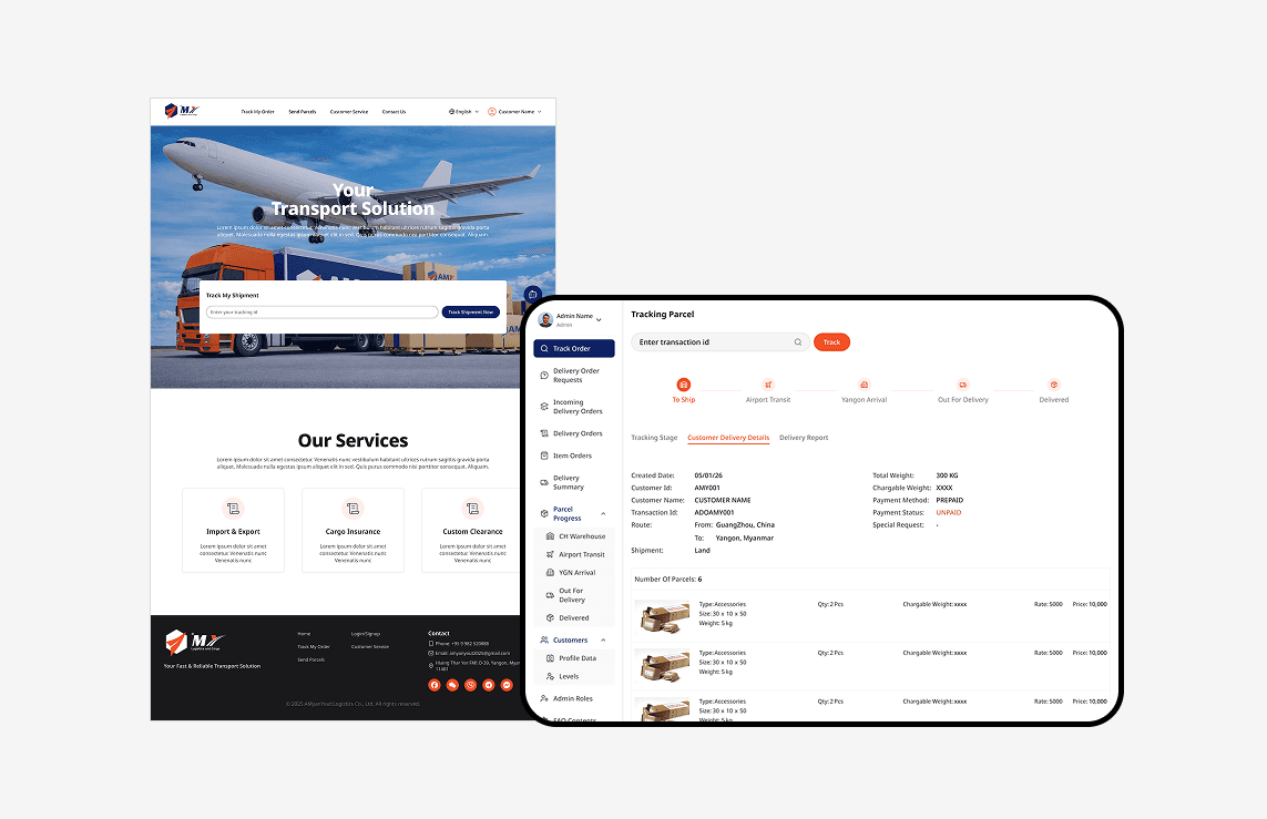 End to end Logistics and Cargo 