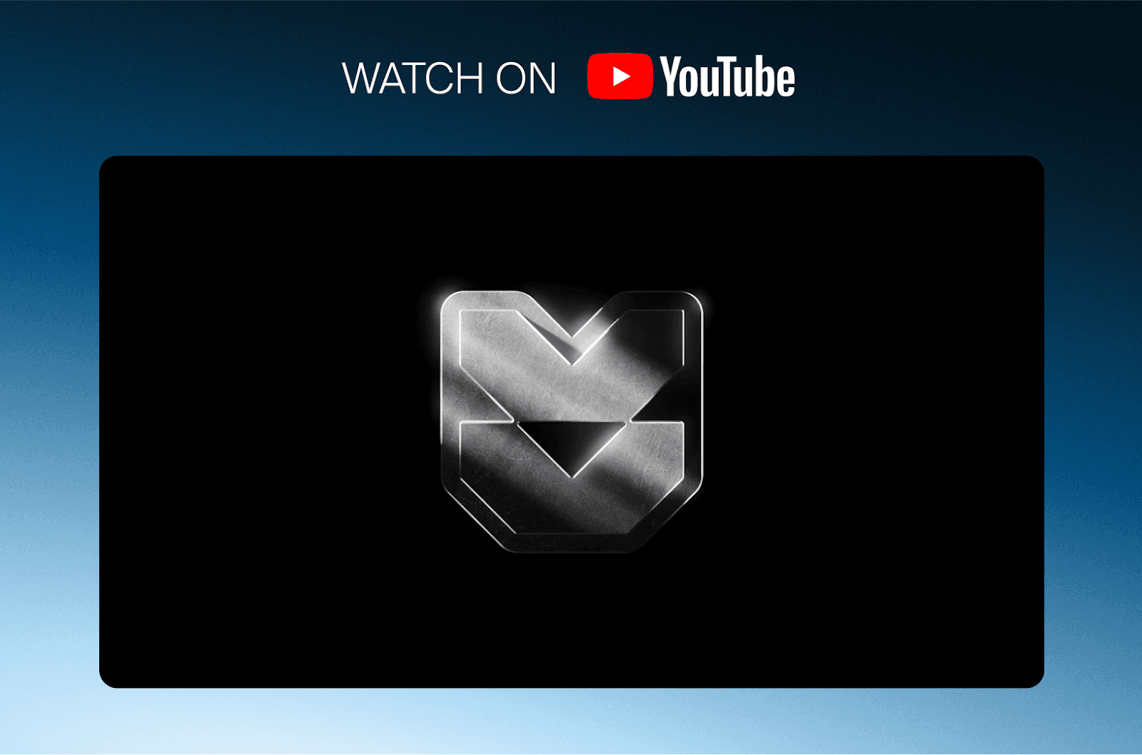 YouTube-Video-Thumbnail mit metallischem 3D-Symbol, Demo von Framer Workshop zum Erstellen von Komponenten mit KI