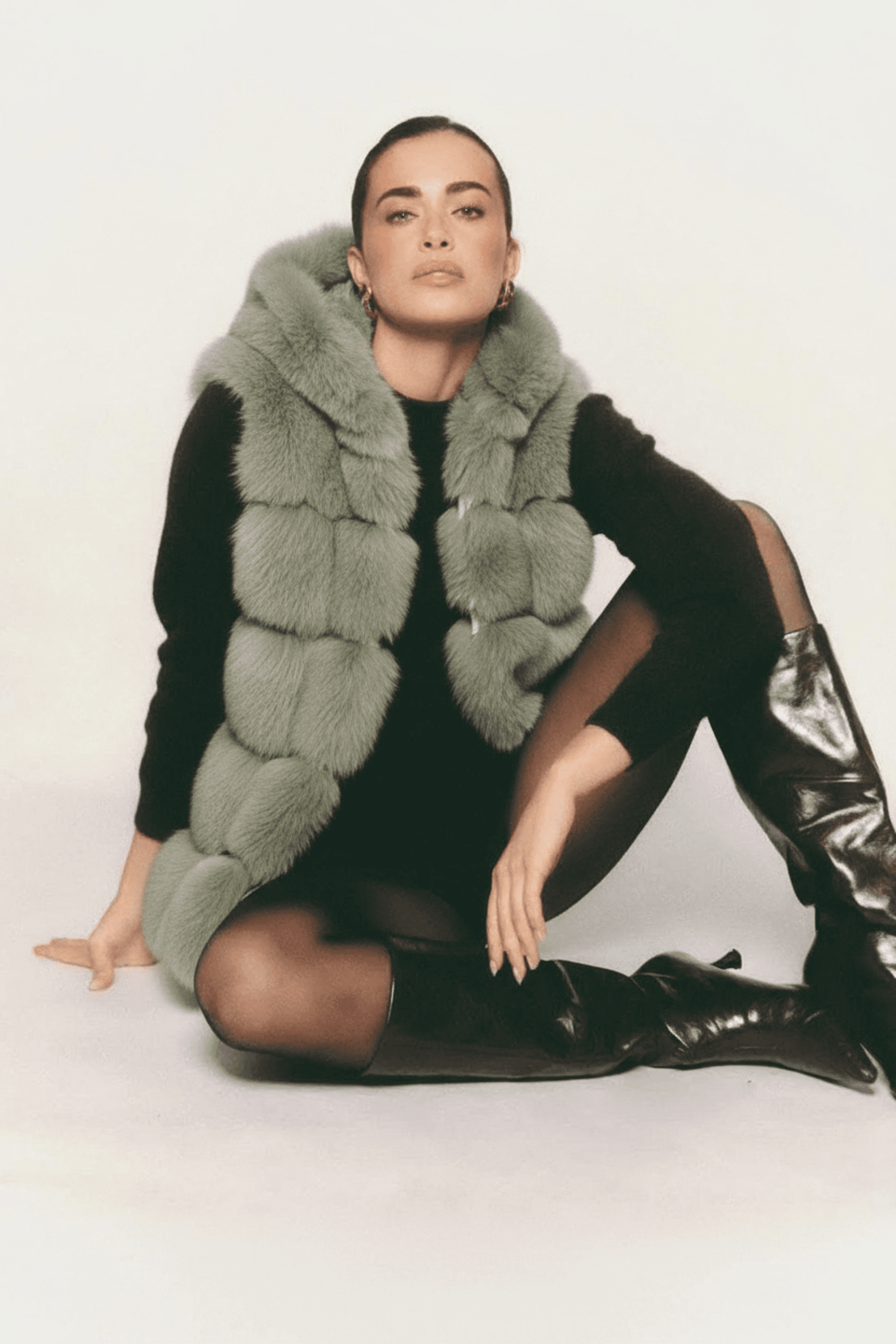 Father and daughter with sunglasses on