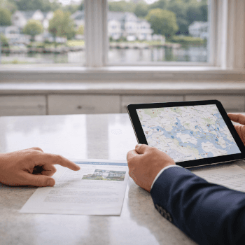 Buyer consultation in Pasadena home