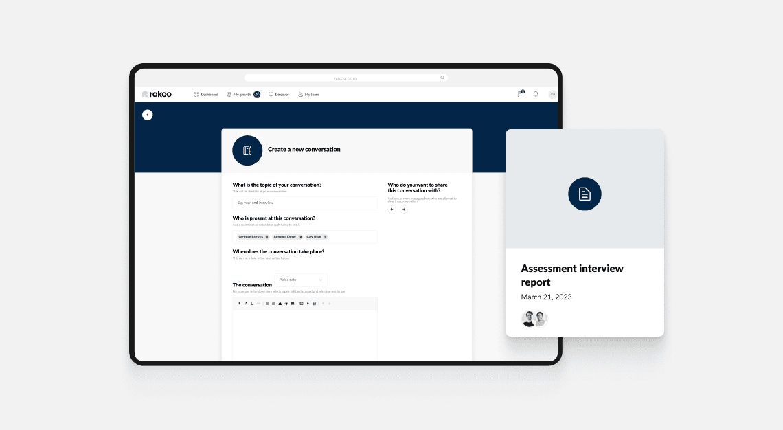 Verslag beoordelingsgesprek