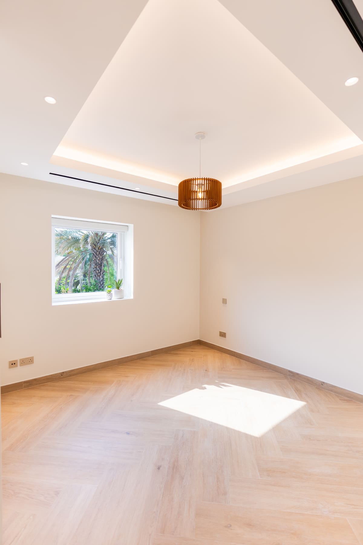 Picture of a room with a glass window 