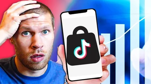 TikTok creator reviewing Shop performance metrics, highlighting confusion around GMV versus Direct GMV for monetization insights.