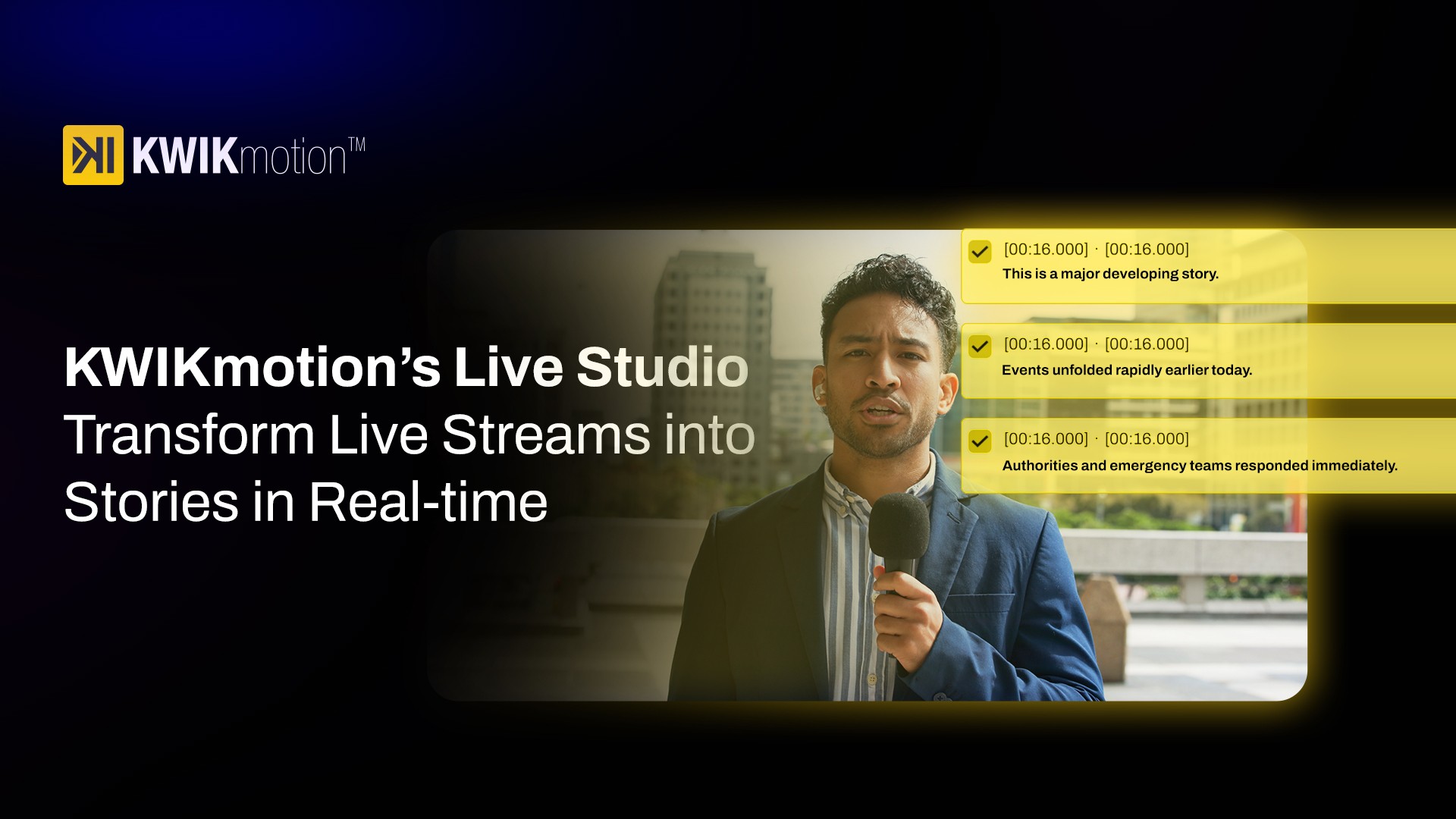 KWIKmotion Live Studio