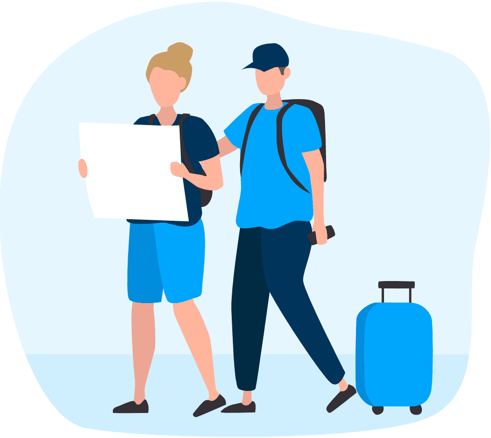 Werknemers die op vakantie gaan