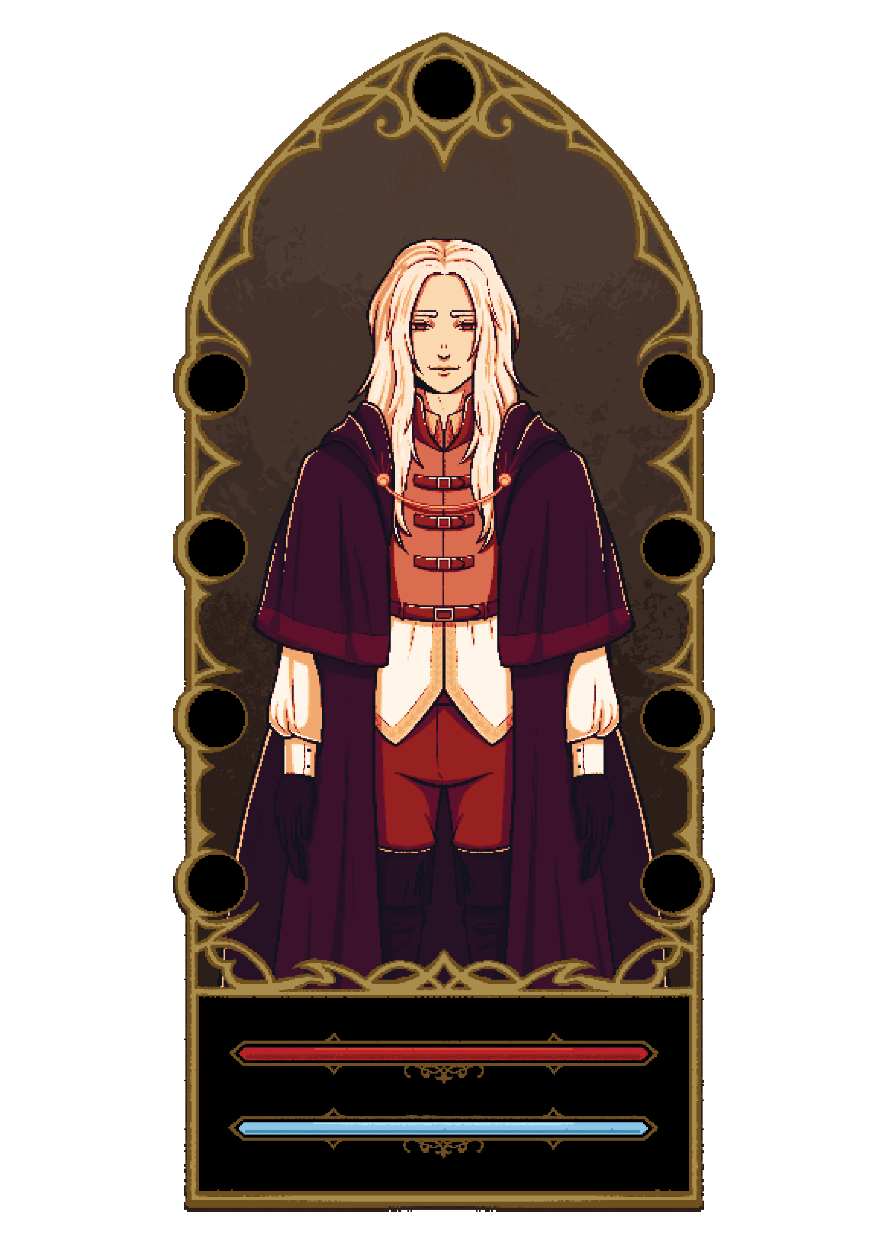 Illustration of the solar magician