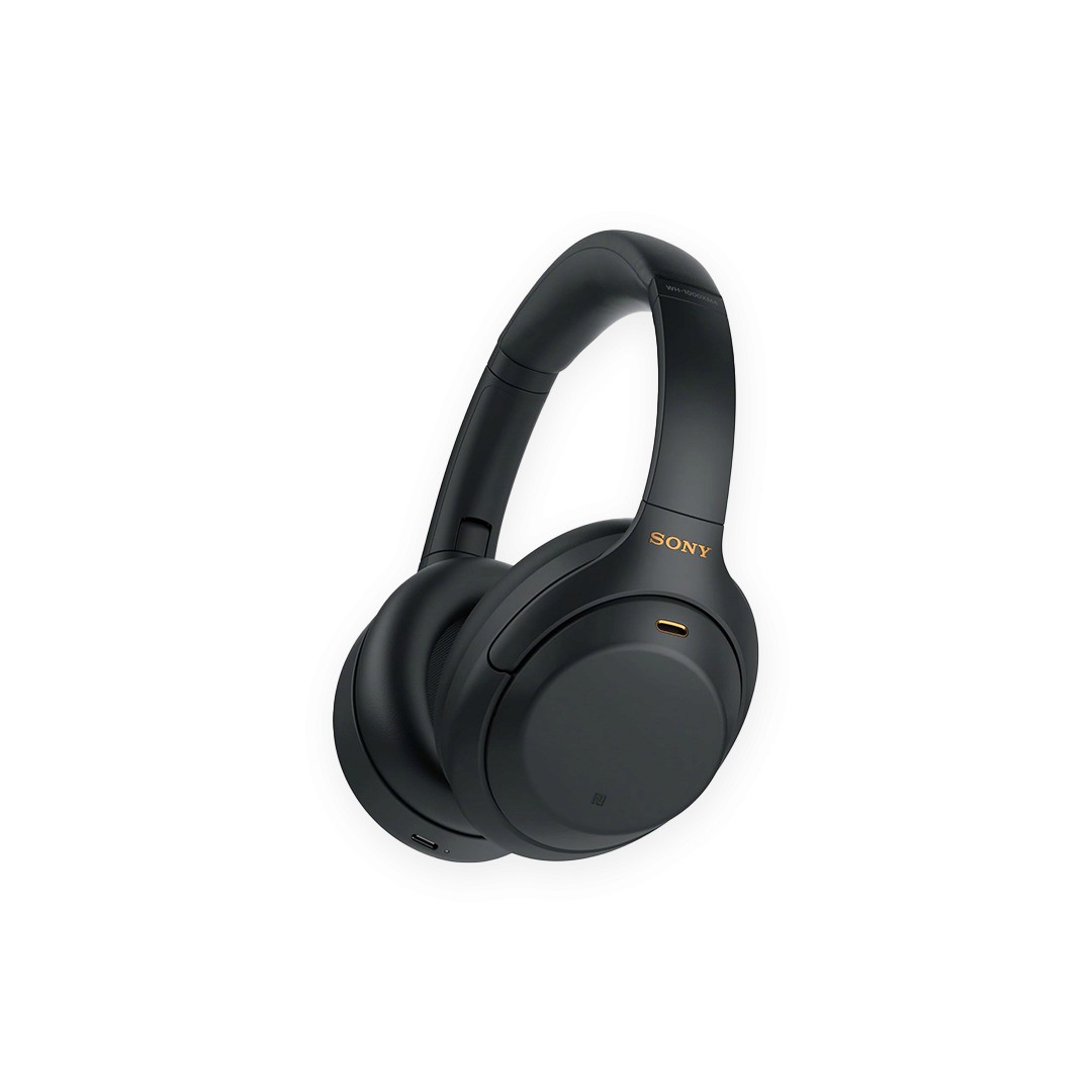 Sony WH-1000XM4 wireless noise canceling headphones on desk