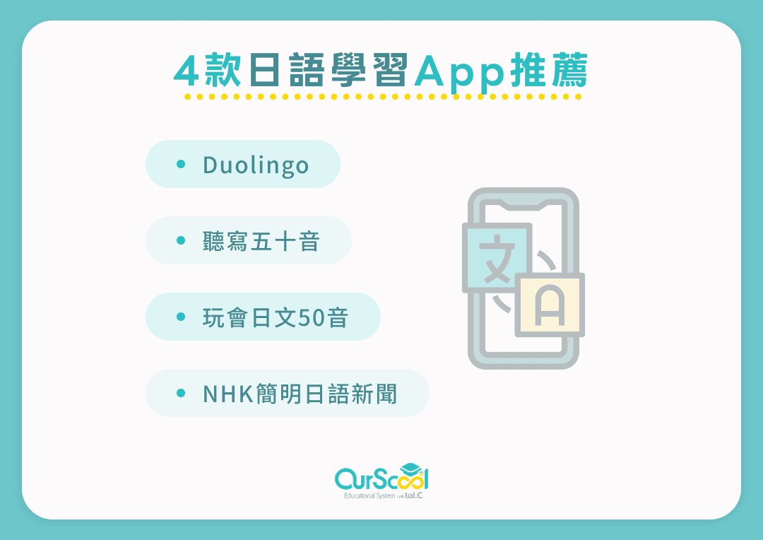 4款日語學習App推薦