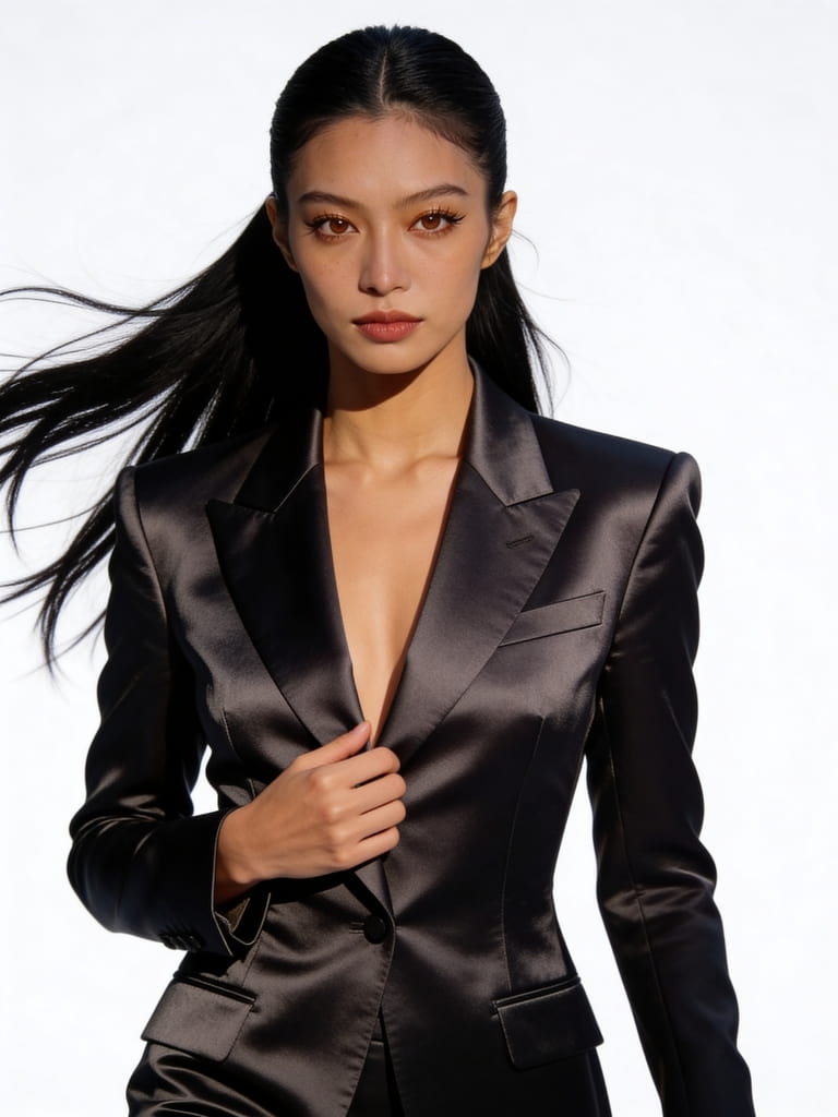 Seedream 4.5 realistic glamorous woman motion portrait