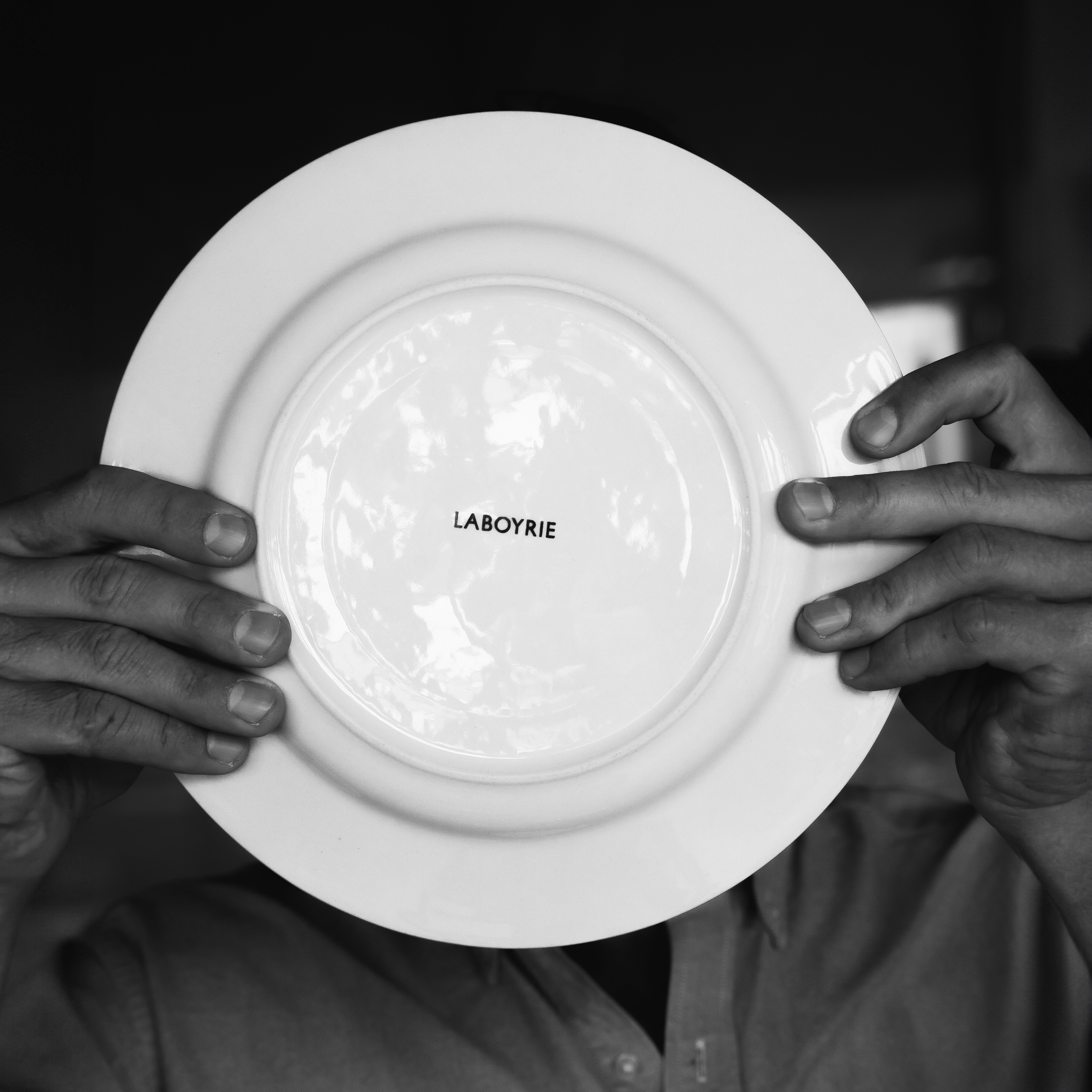 A black female model