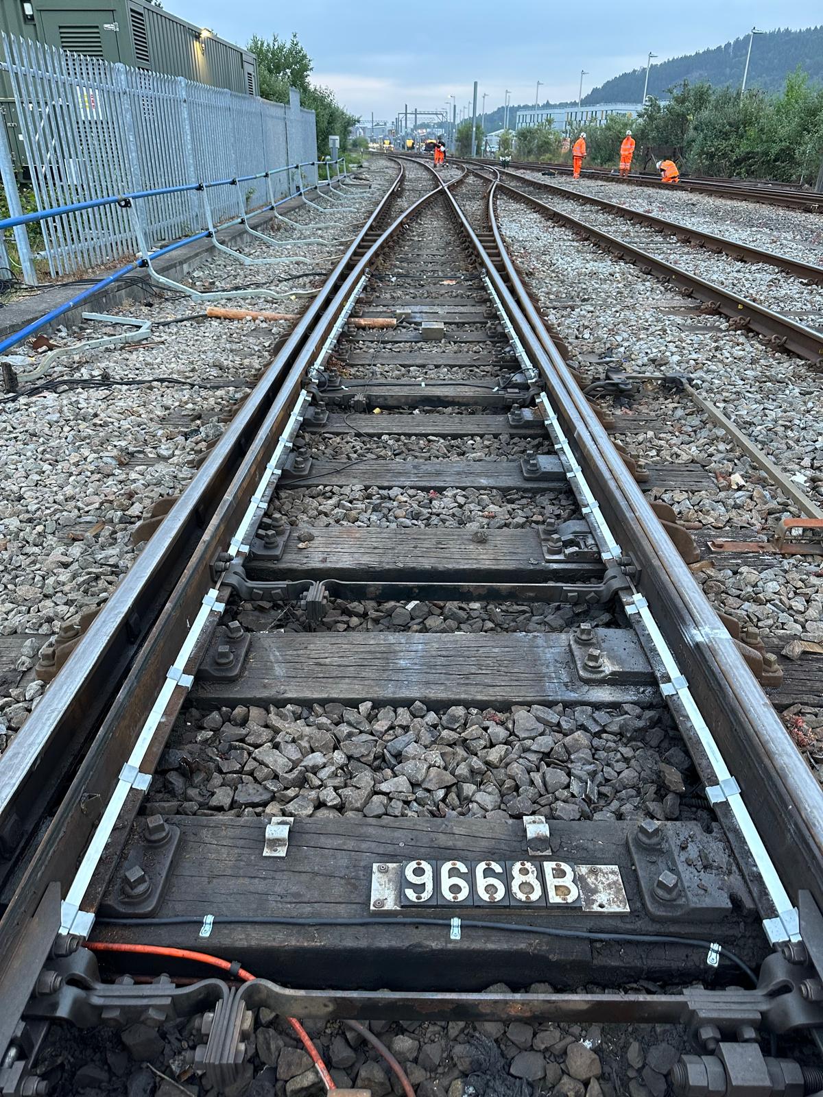 An electrical rail project completed by DPH