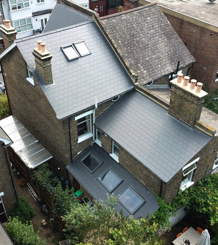 Clay Tiled Roofs on Mews Properties