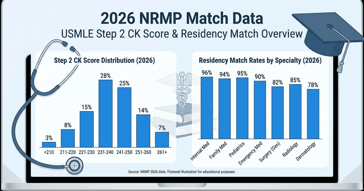 Cover: USMLE Step 2 CK Scores and Residency Match Day 2026: What the NRMP Data Actually Shows