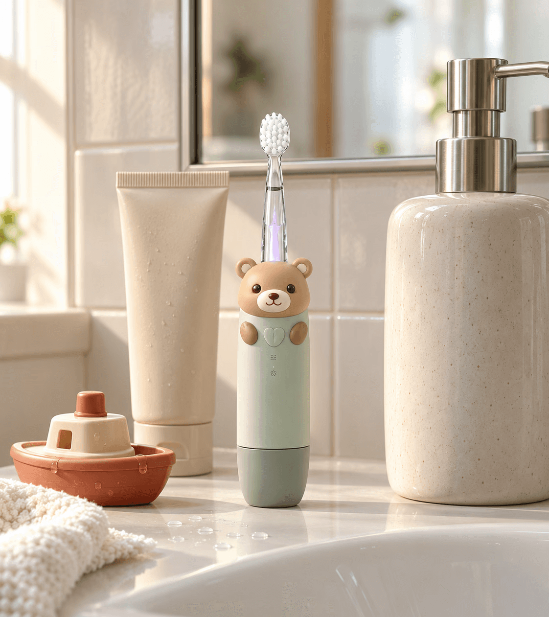FRANKIE Teddy light-up toothbrush