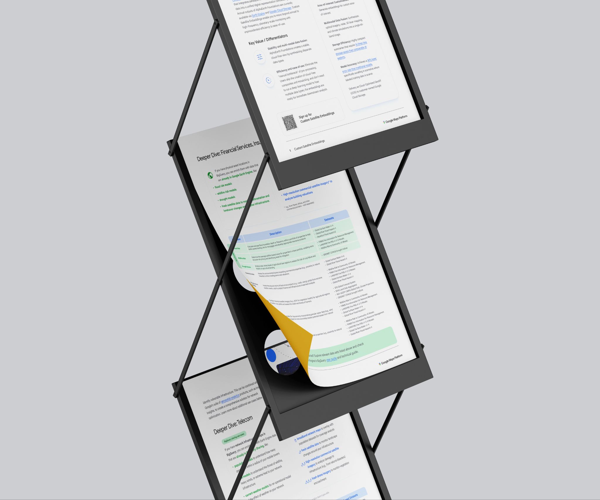 Batch.Works product catalogue book on a work top with a graphic printed image on the front