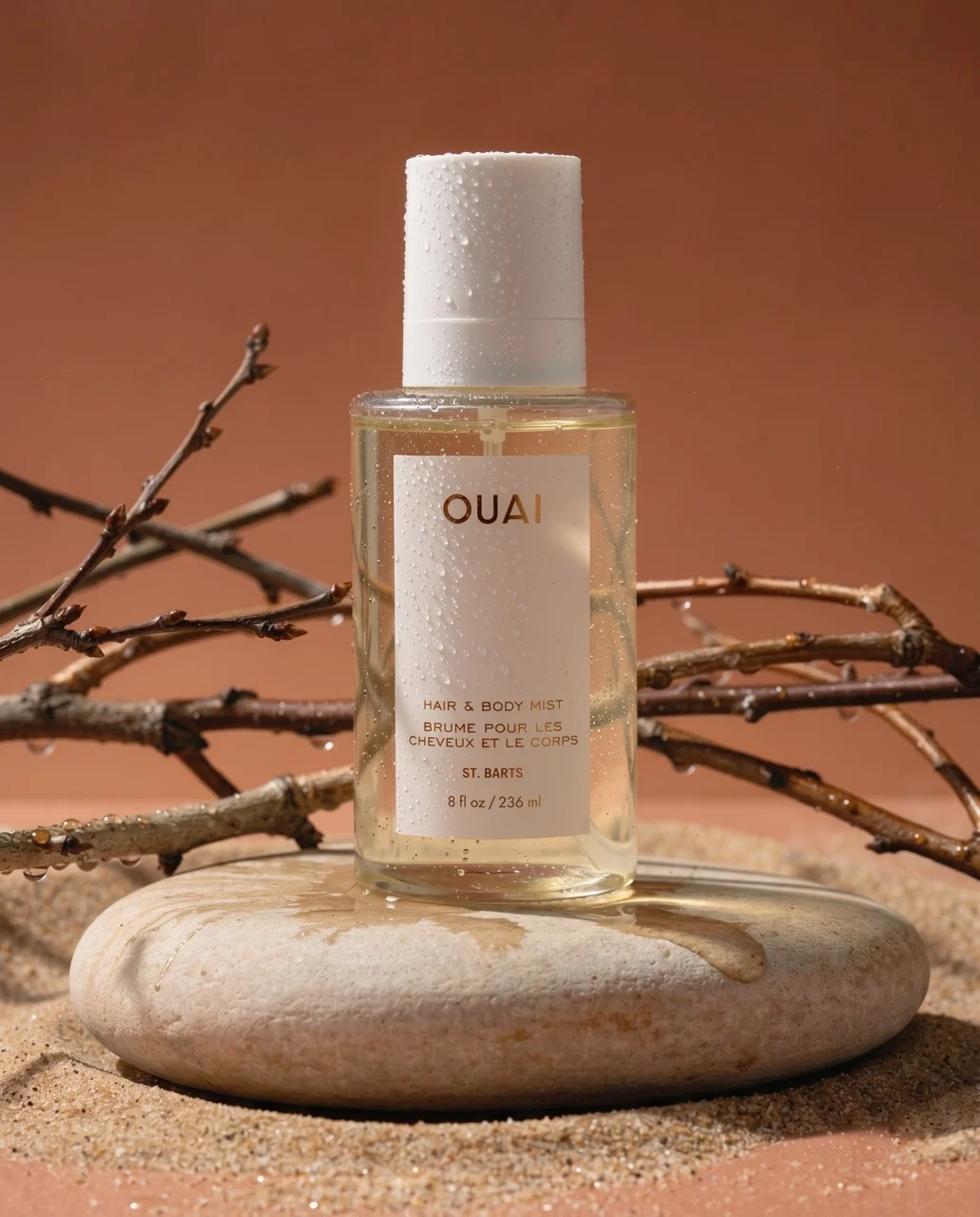 OUAI Hair & Body Mist photography AI