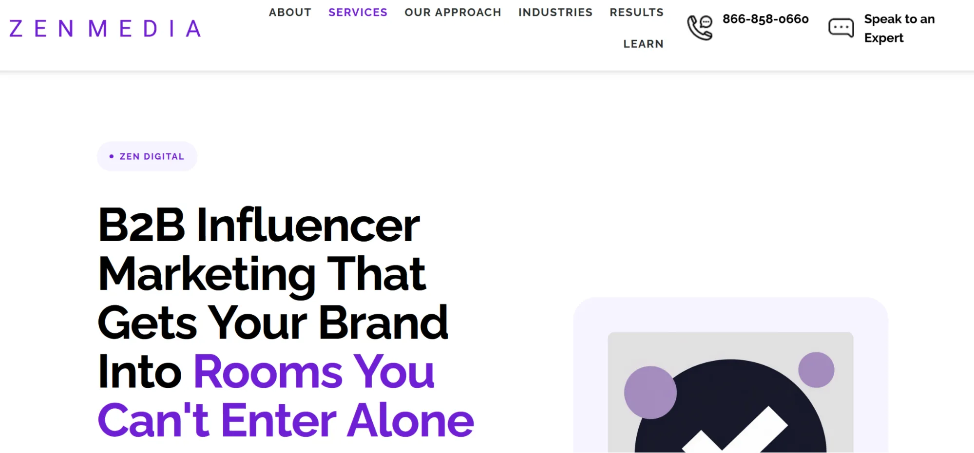 Top B2B Influencer Marketing Agency - Zen Media