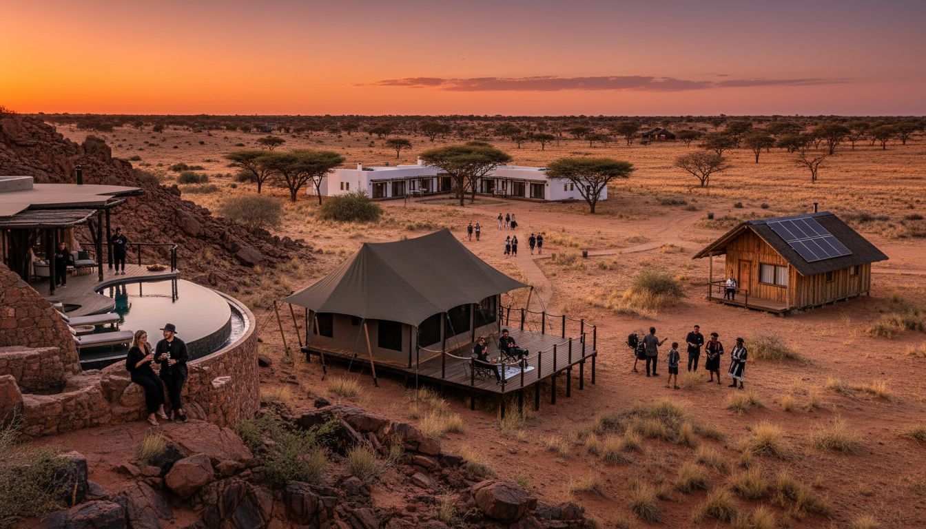 alojamiento Namibia paisajes