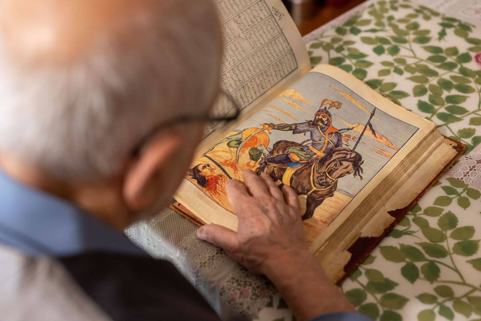 Bubjan with a somber expression