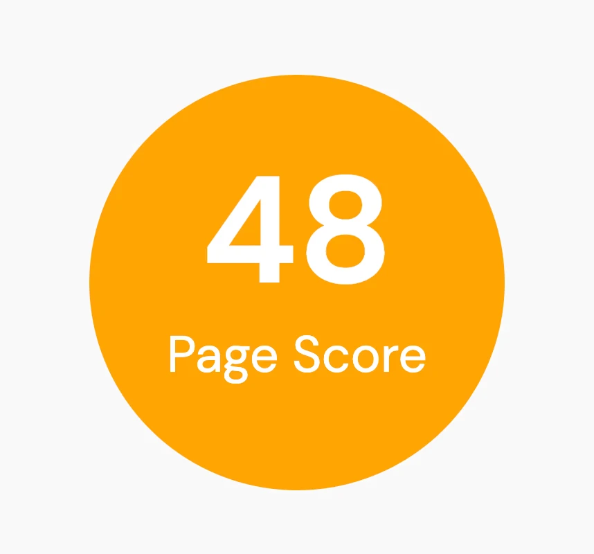 page score