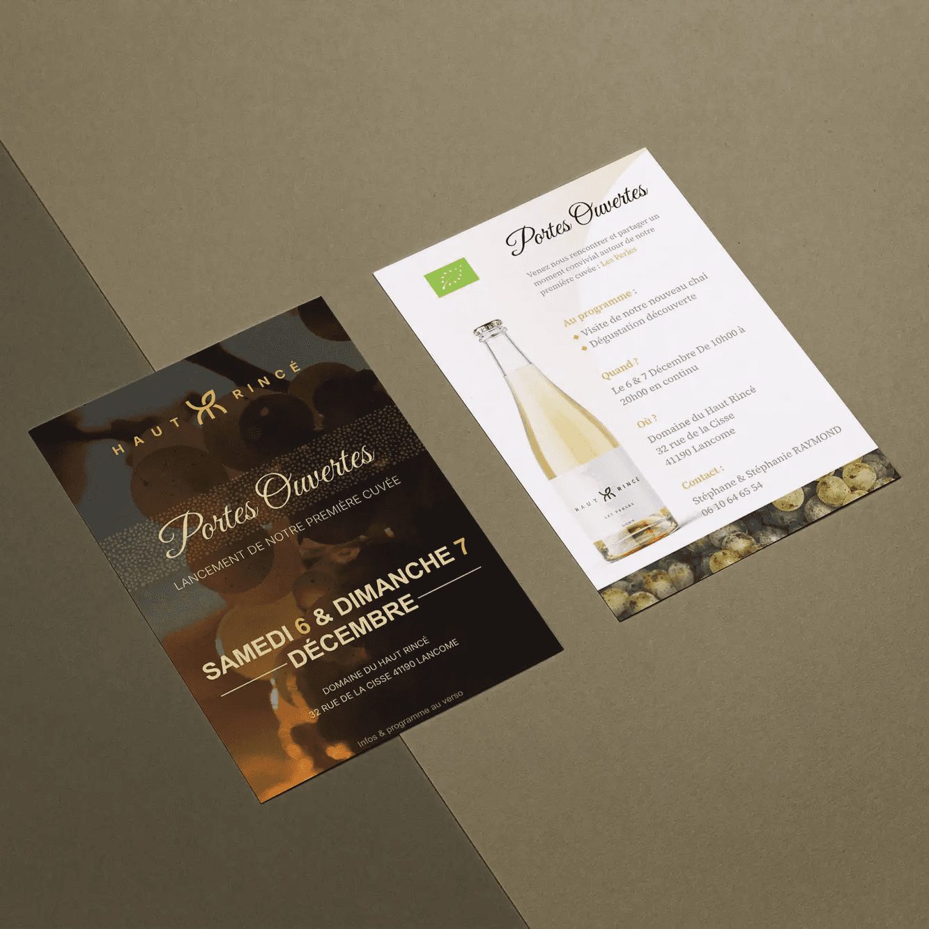 Flyer du domaine Haut Rincé