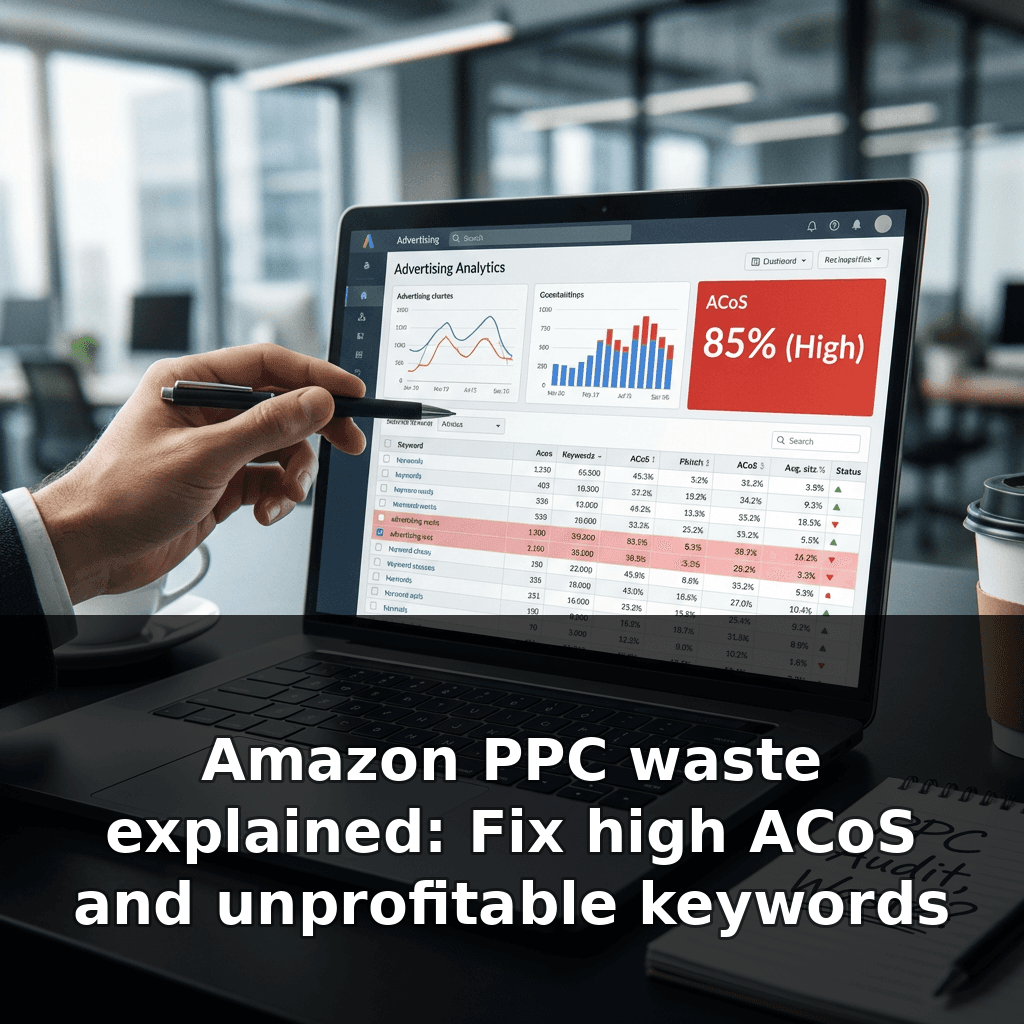 Amazon PPC waste explained: Fix high ACoS and unprofitable keywords
