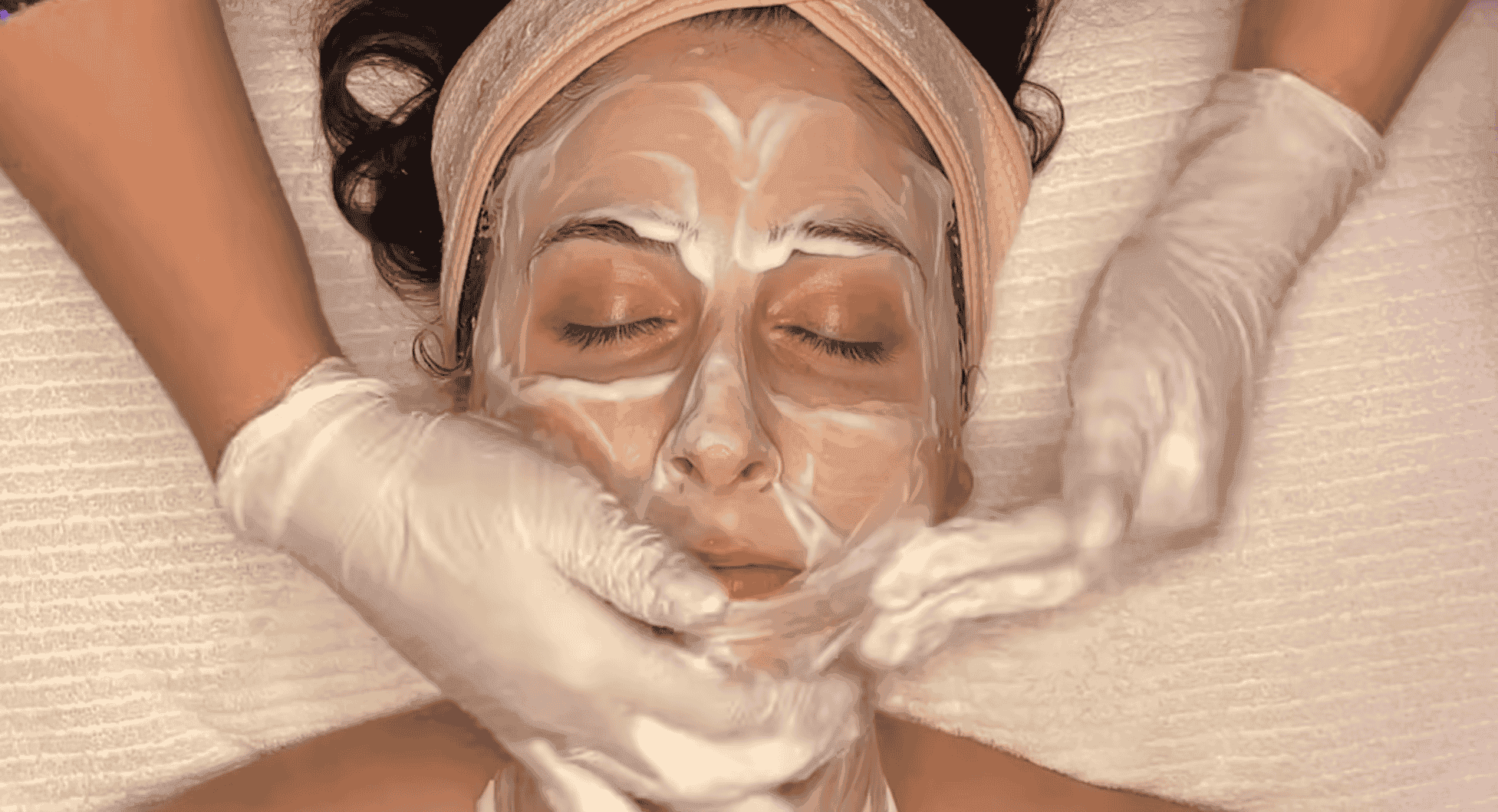 Collagen awakening facial treatment improving skin elasticity