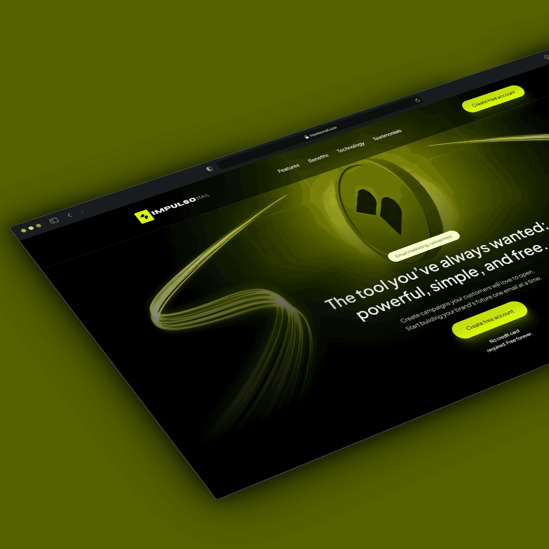 speaker with a half white half green background