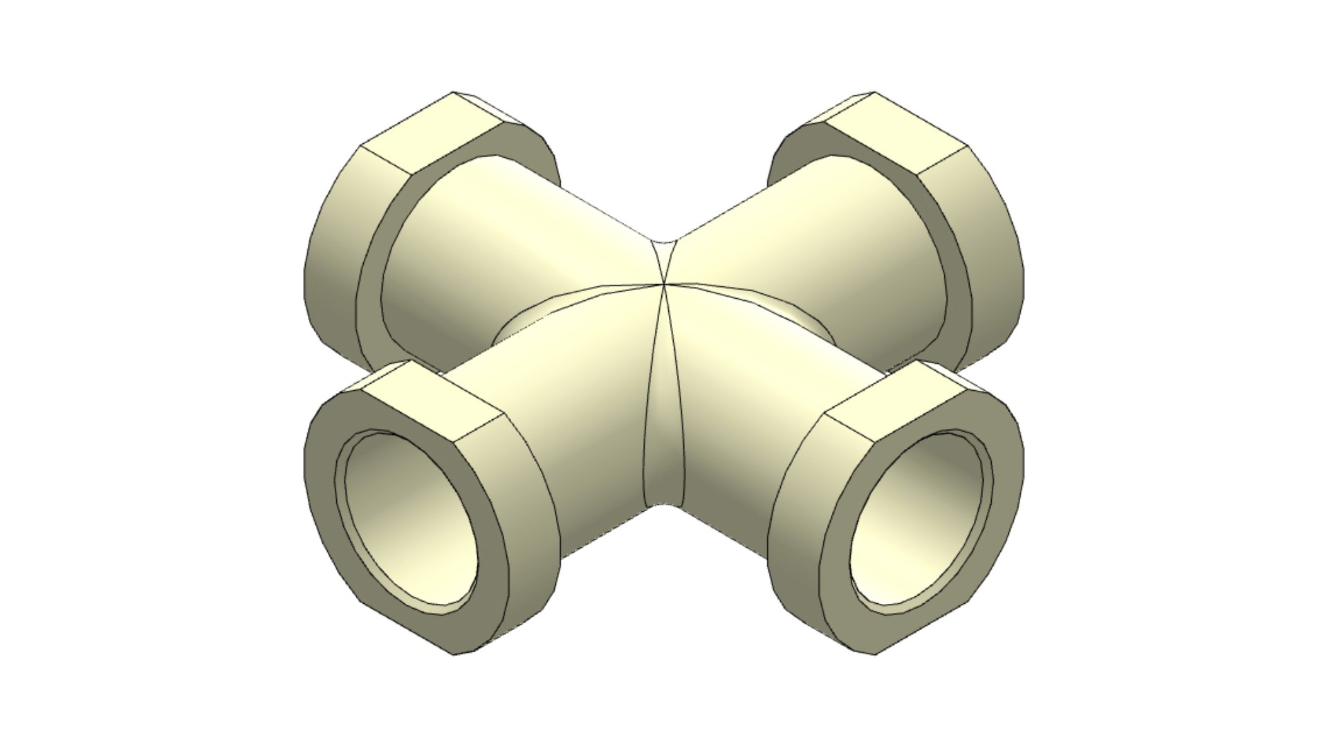 immagine di un giunto a T per tubi