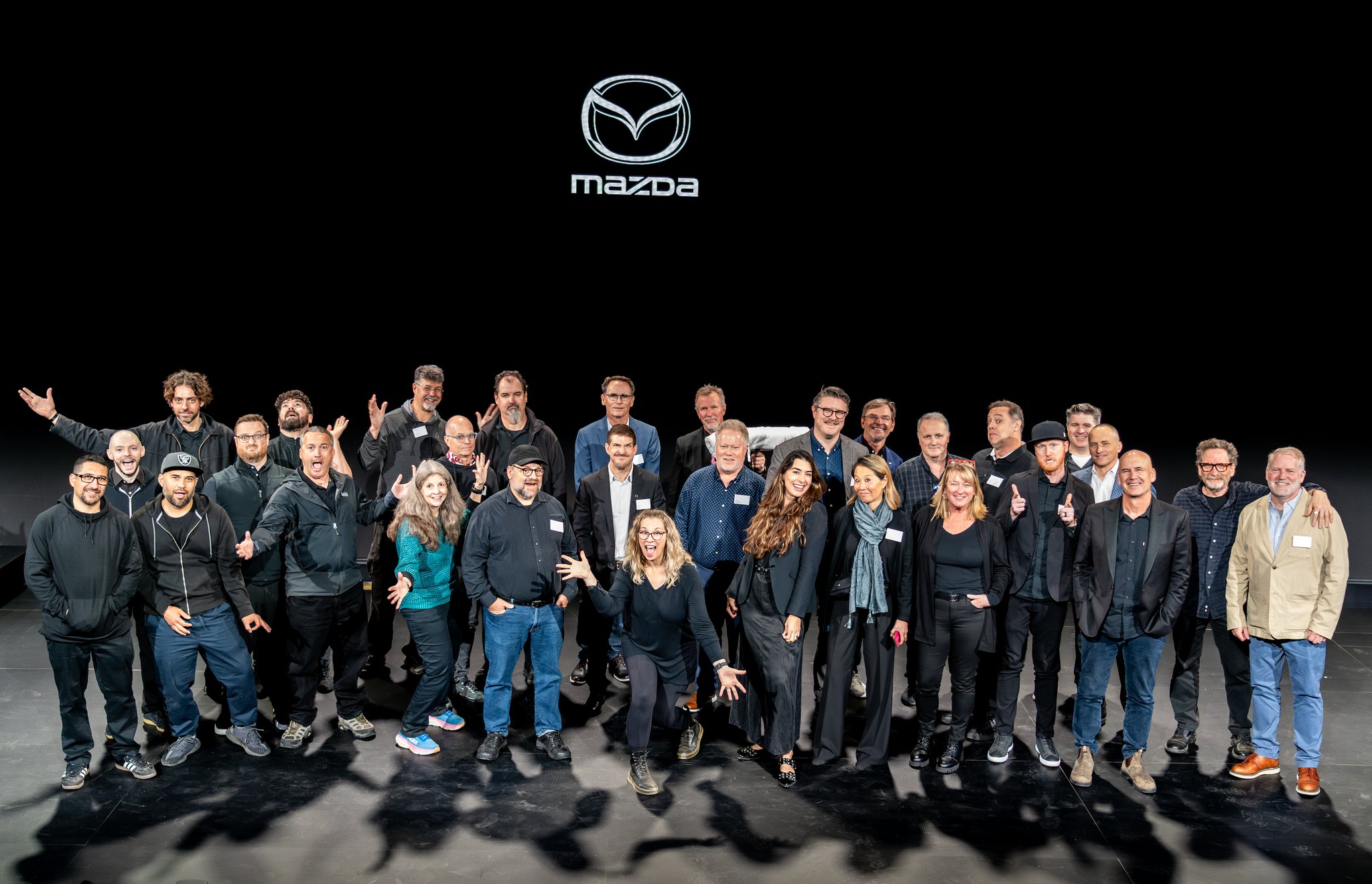Corporate Magic production crew at Mazda National Dealer Meeting