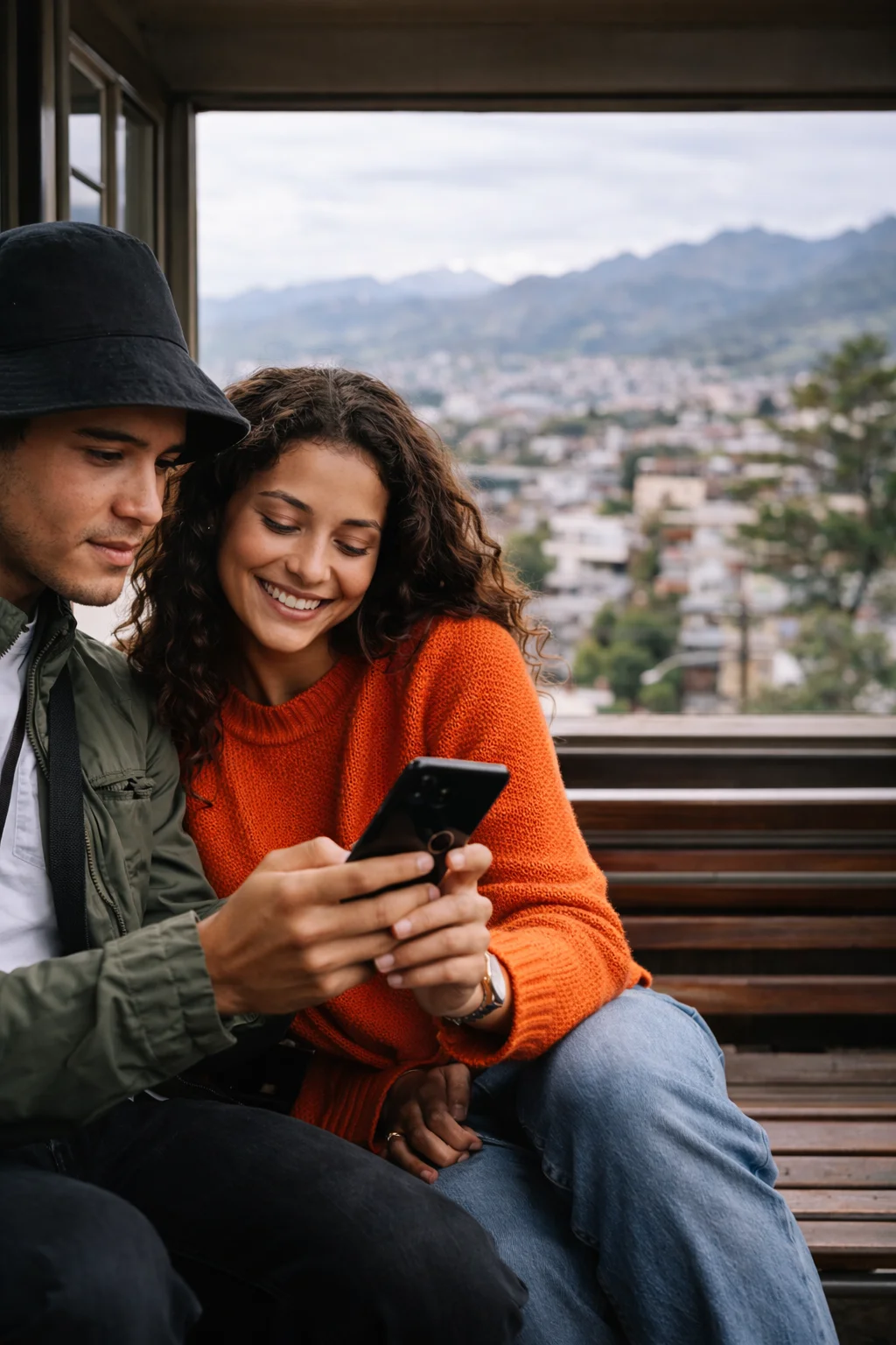 Two Men Using Laptop