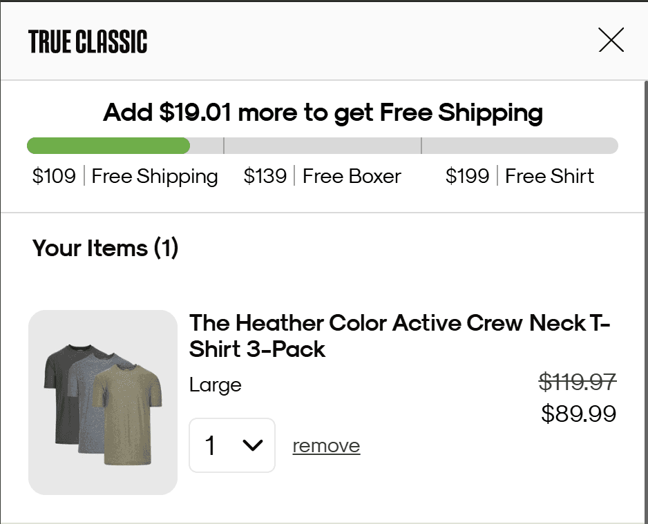 Leading Shopify brands leverage Cart progress Bars to increase AOV