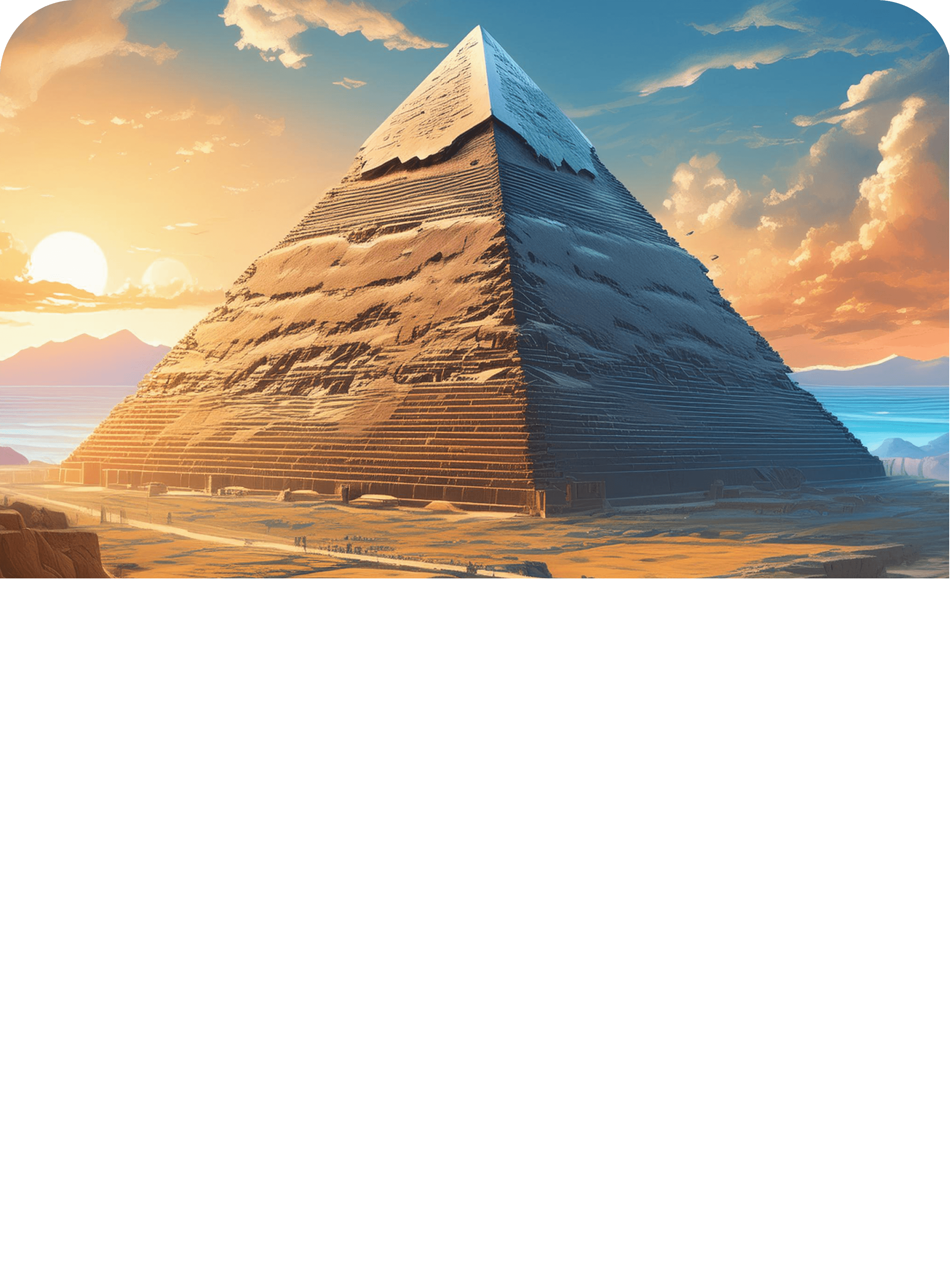 the beginning of bet, the foundation of the pyramid