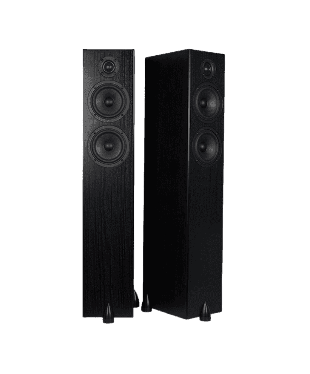 Totem Bison Twin Tower bois noir - LE STUDIO HIFI